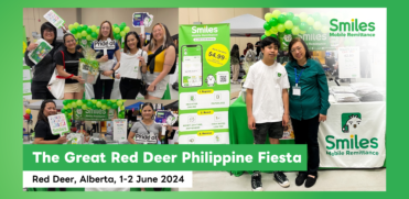 Smiles attended The Great Red Deer Philippine Fiesta